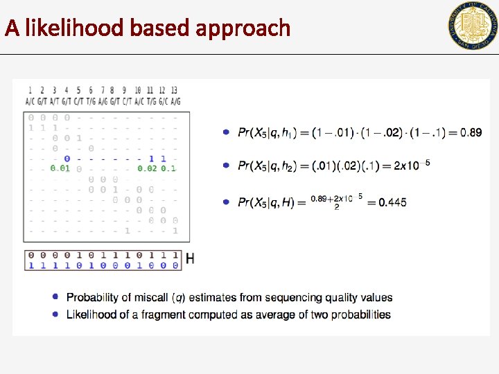 A likelihood based approach 