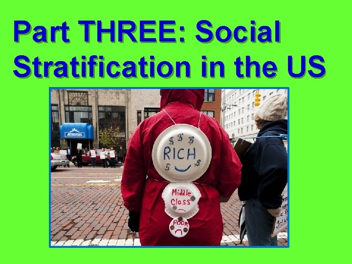 Part THREE: Social Stratification in the US 