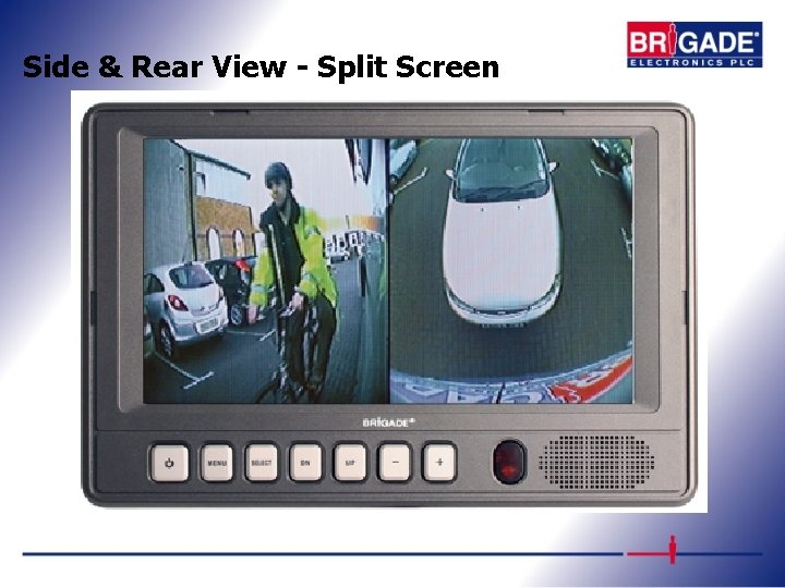 Side & Rear View - Split Screen 