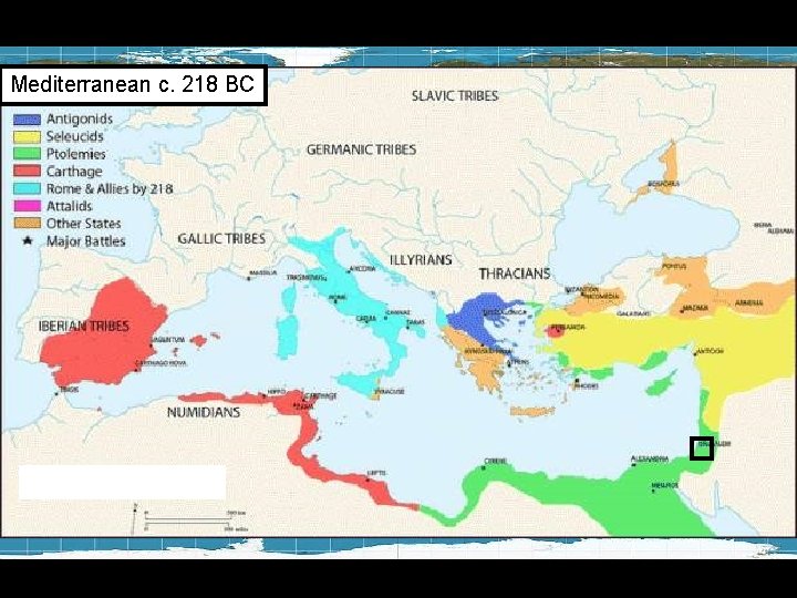 Mediterranean c. 218 BC 