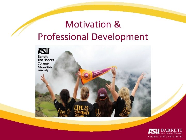 Motivation & Professional Development 