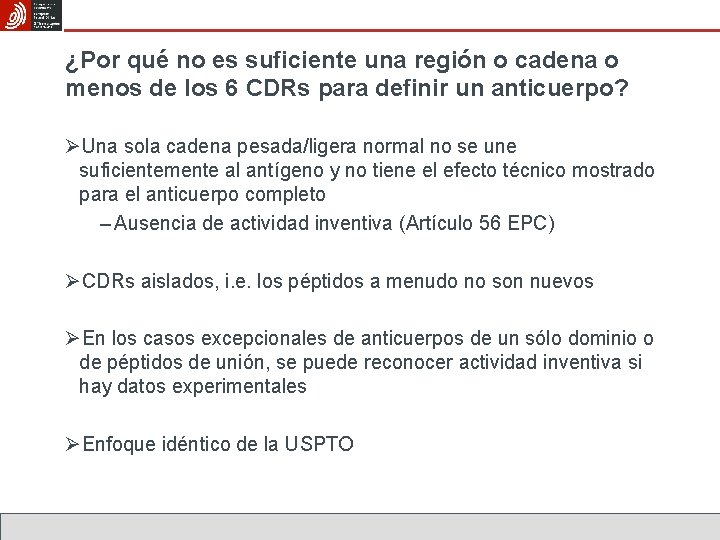 ¿Por qué no es suficiente una región o cadena o menos de los 6