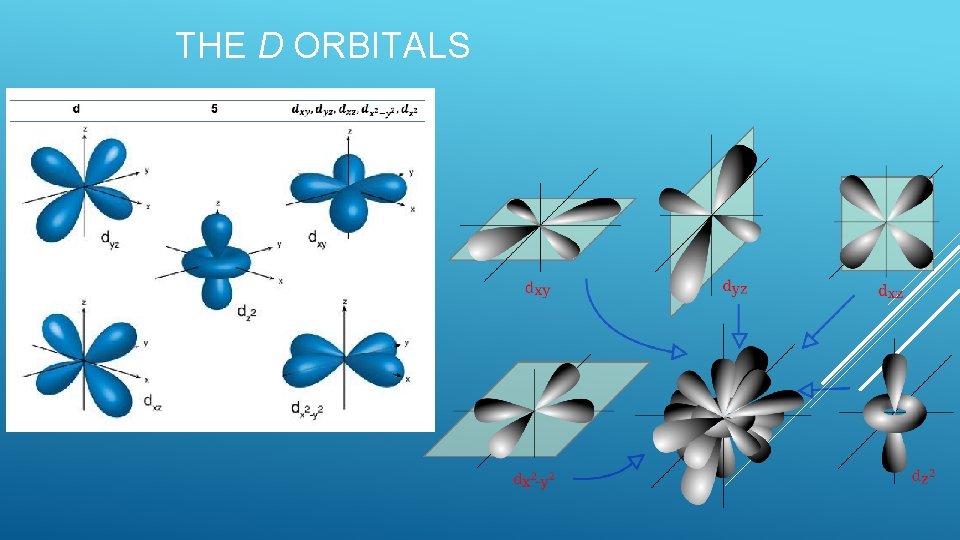 THE D ORBITALS 