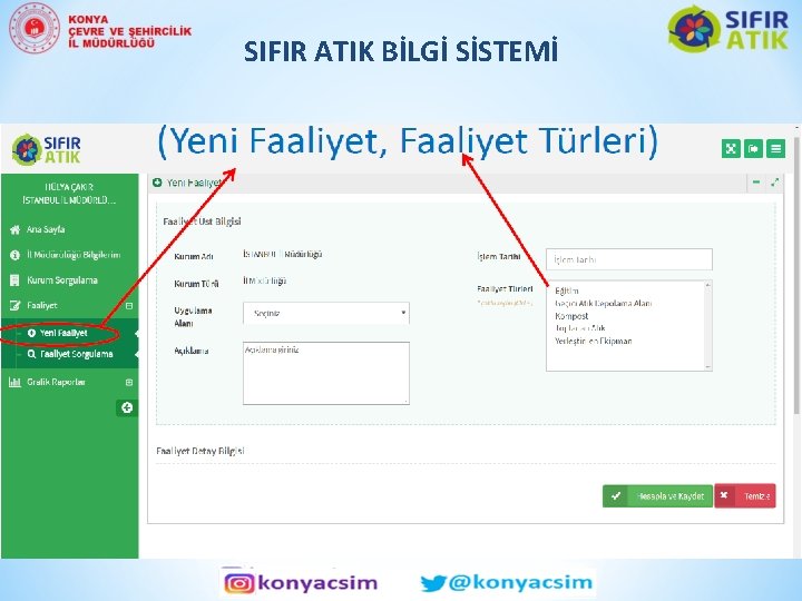 SIFIR ATIK BİLGİ SİSTEMİ 