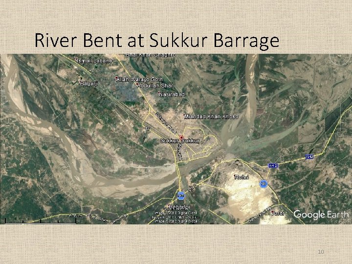River Bent at Sukkur Barrage 10 