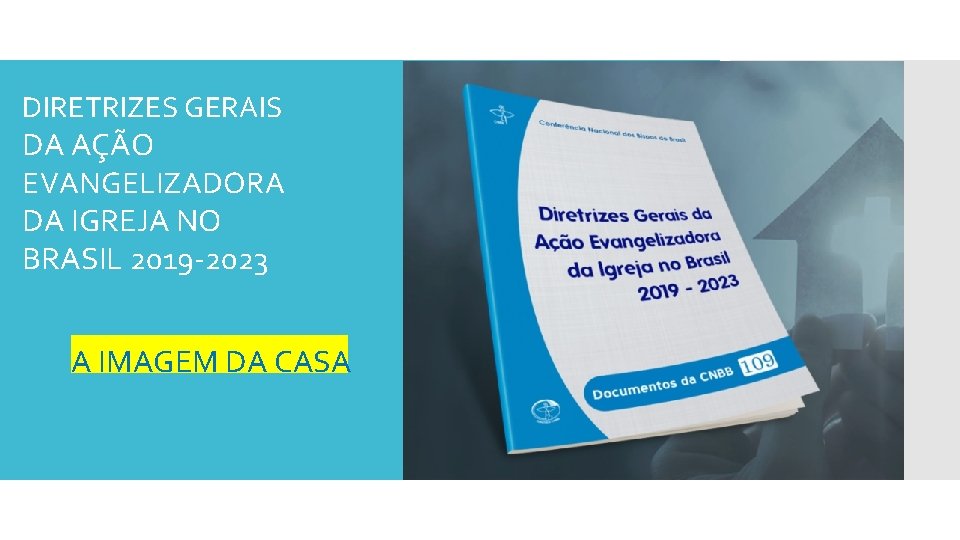 DIRETRIZES GERAIS DA AÇÃO EVANGELIZADORA DA IGREJA NO BRASIL 2019 -2023 A IMAGEM DA