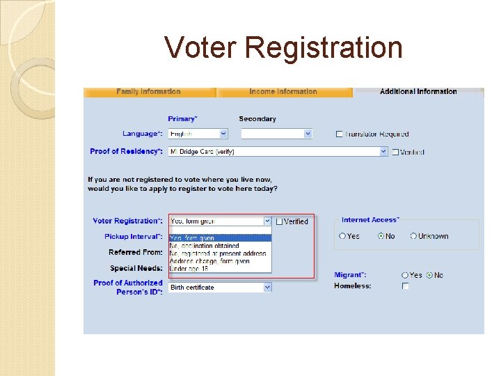 Voter Registration 