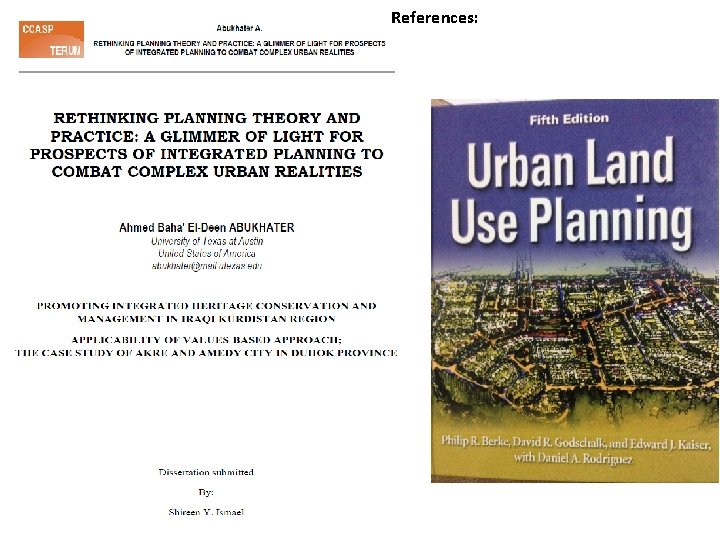 Theories of LandUse q Land use and Sustainable