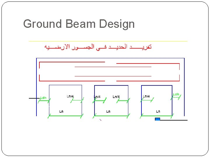 Ground Beam Design 