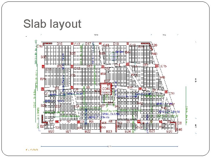 Slab layout 