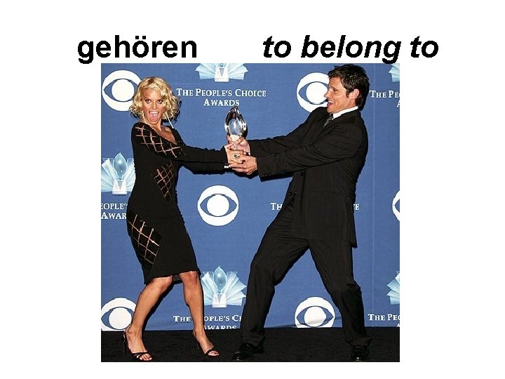 gehören to belong to 