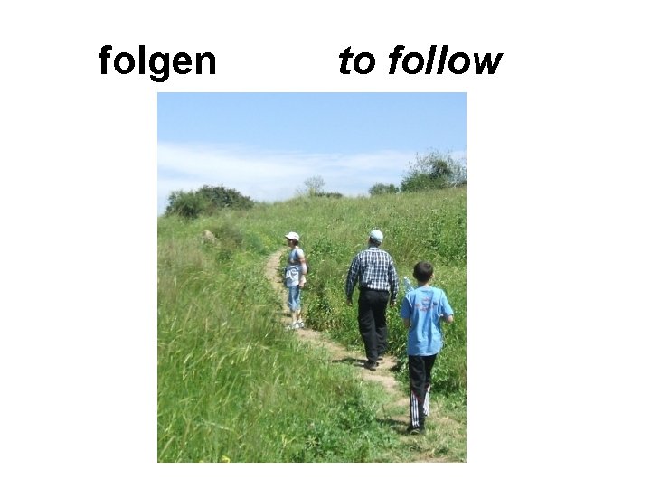 folgen to follow 