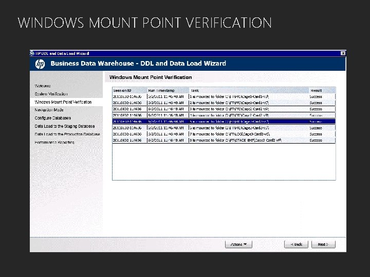WINDOWS MOUNT POINT VERIFICATION 