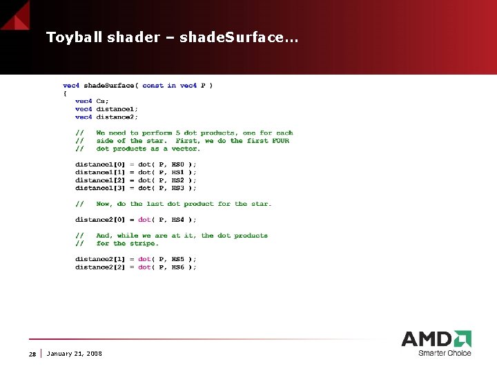 Toyball shader – shade. Surface… 28 January 21, 2008 