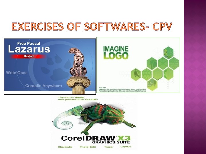 EXERCISES OF SOFTWARES- CPV 