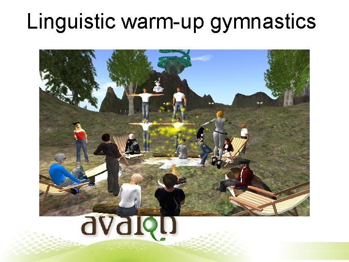 Linguistic warm-up gymnastics 