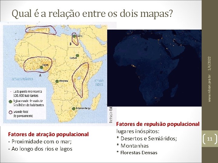 www. nilson. pro. br 1/6/2022 Qual é a relação entre os dois mapas? Fatores