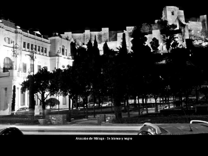 Alcazaba de Málaga - En blanco y negro 