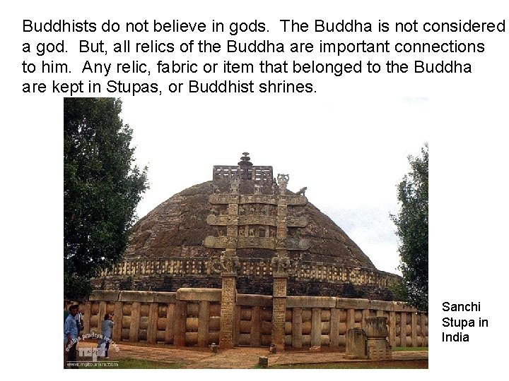 Buddhists do not believe in gods. The Buddha is not considered a god. But,