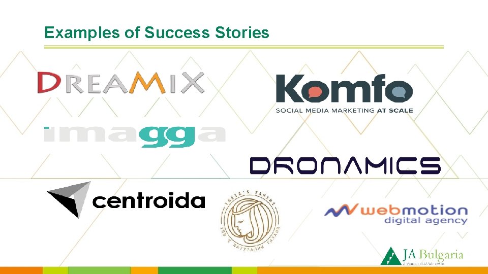 Examples of Success Stories 