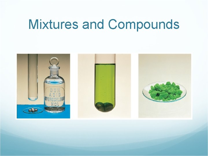 Mixtures and Compounds 