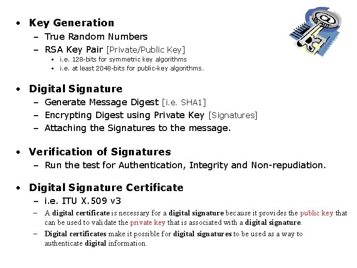  • Key Generation – True Random Numbers – RSA Key Pair [Private/Public Key]