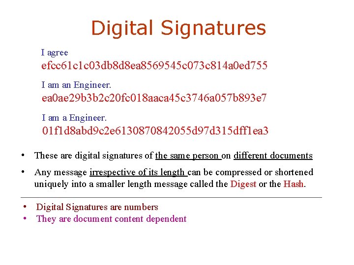 Digital Signatures I agree efcc 61 c 1 c 03 db 8 d 8