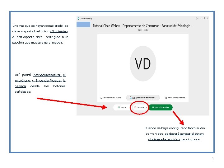 Una vez que se hayan completado los datos y apretado el botón «Siguiente» ,