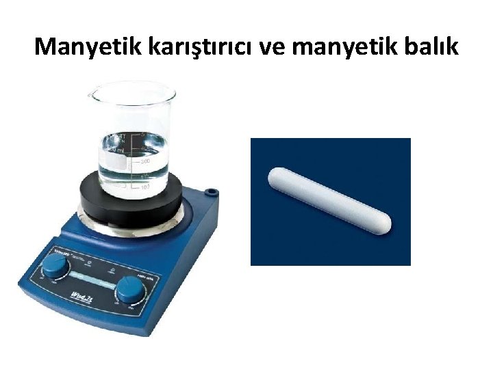 Manyetik karıştırıcı ve manyetik balık 