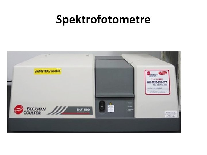 Spektrofotometre 