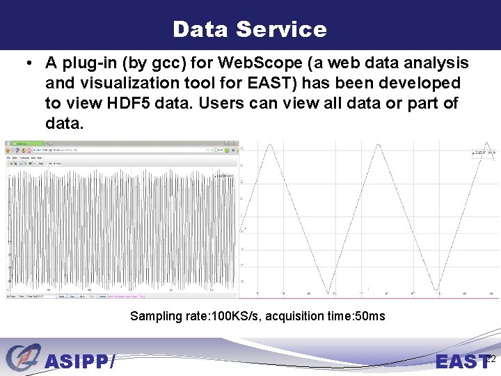 Data Service • A plug-in (by gcc) for Web. Scope (a web data analysis