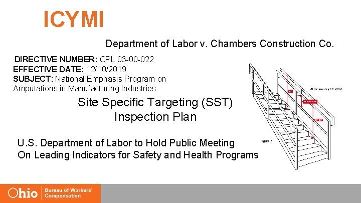 ICYMI Department of Labor v. Chambers Construction Co. DIRECTIVE NUMBER: CPL 03 -00 -022