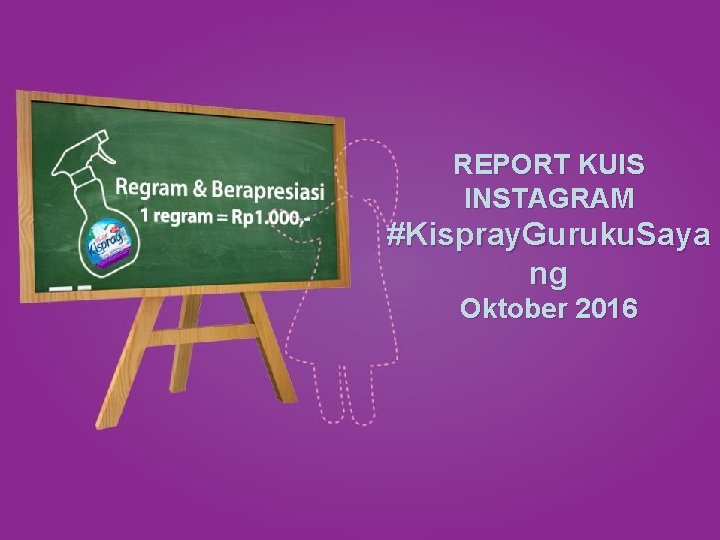 REPORT KUIS INSTAGRAM #Kispray. Guruku. Saya ng Oktober 2016 