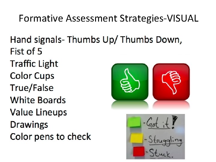 Formative Assessment Strategies-VISUAL 