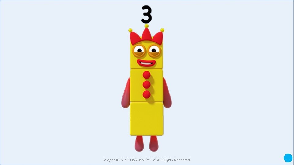 A blue dot in the corner of a slide indicates that there are notes