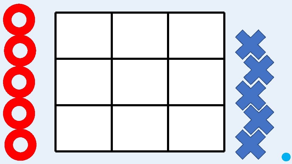 A blue dot in the corner of a slide indicates that there are notes