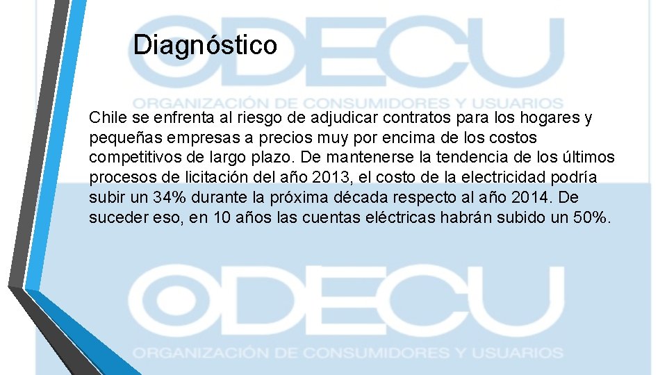 Diagnóstico Chile se enfrenta al riesgo de adjudicar contratos para los hogares y pequeñas