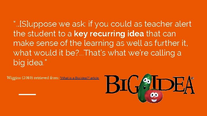 “…[S]uppose we ask: if you could as teacher alert the student to a key