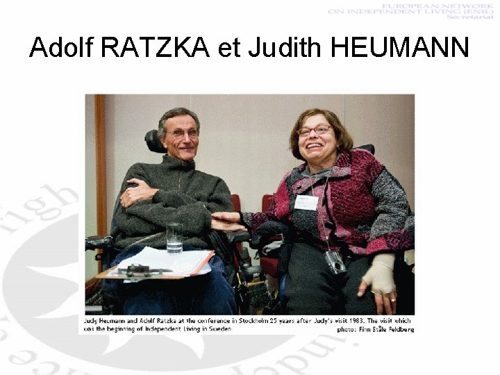 Adolf RATZKA et Judith HEUMANN 