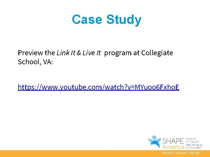 Case Study Preview the Link It & Live It program at Collegiate School, VA: