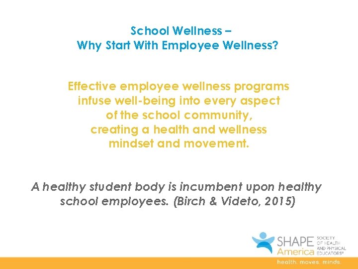 School Wellness – Why Start With Employee Wellness? Effective employee wellness programs infuse well-being