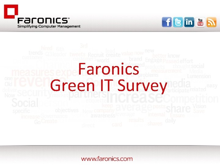 Faronics Green IT Survey 