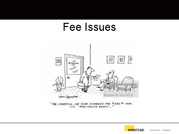 Fee Issues 