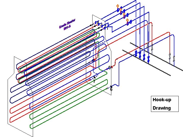 43 21 8 5 7 6 Hook-up Drawing 