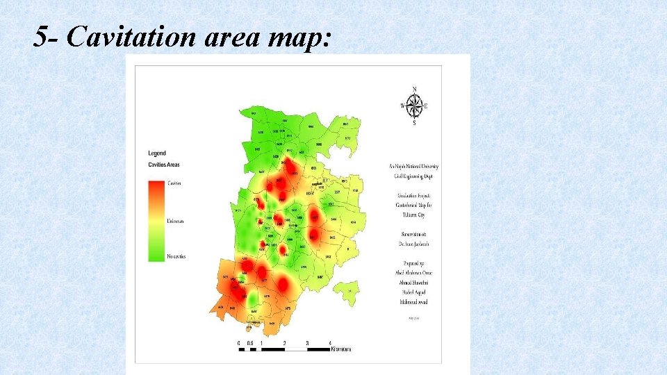 5 - Cavitation area map: 