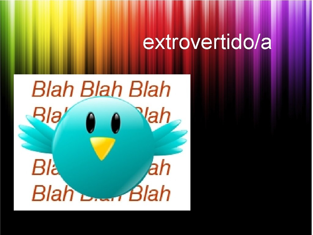 extrovertido/a 
