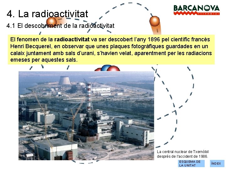 4. La radioactivitat 4. 1 El descobriment de la radioactivitat El fenomen de la