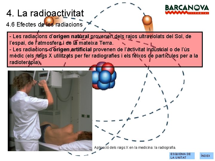 4. La radioactivitat 4. 6 Efectes de les radiacions - Les radiacions d’origen natural