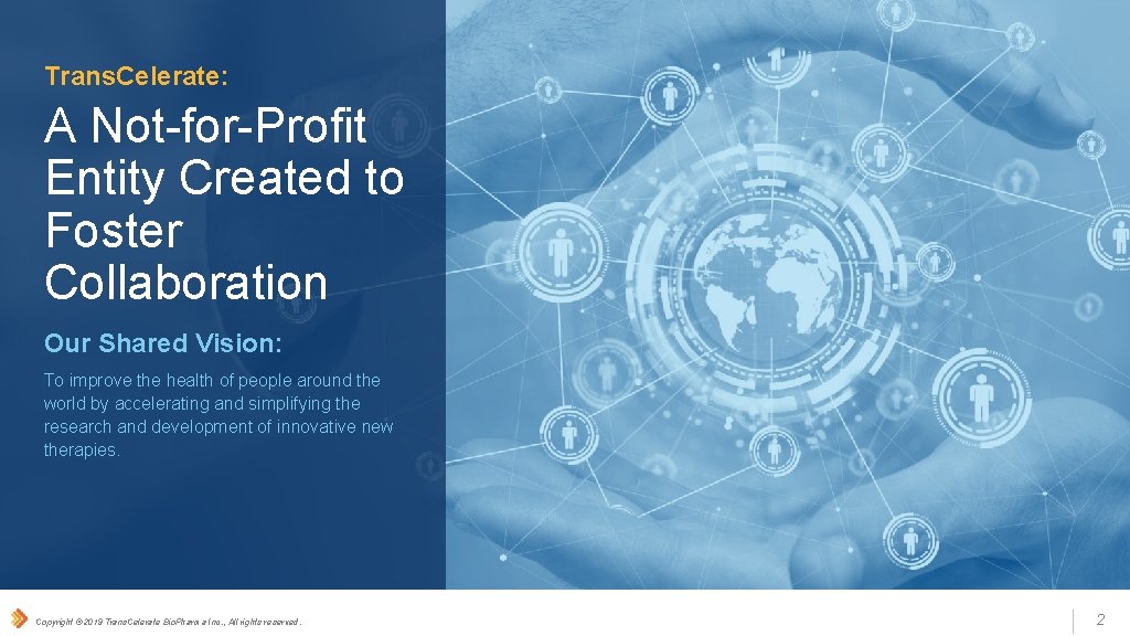 Trans. Celerate: A Not-for-Profit Entity Created to Foster Collaboration Our Shared Vision: To improve Trans. Celerate: A Not-for-Profit Entity Created to Foster Collaboration Our Shared Vision: To improve