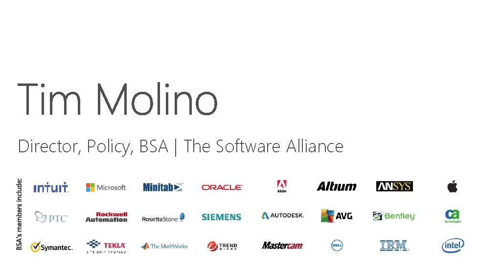 Director, Policy, BSA | The Software Alliance 